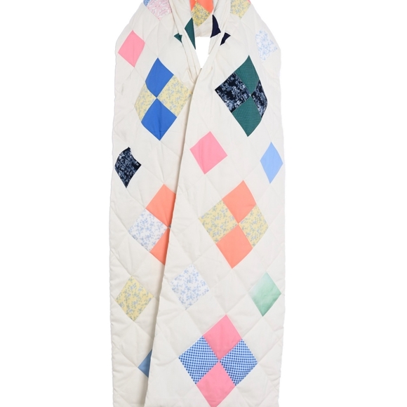 Colorful Patchwork Scarf - Picture 3 of 7